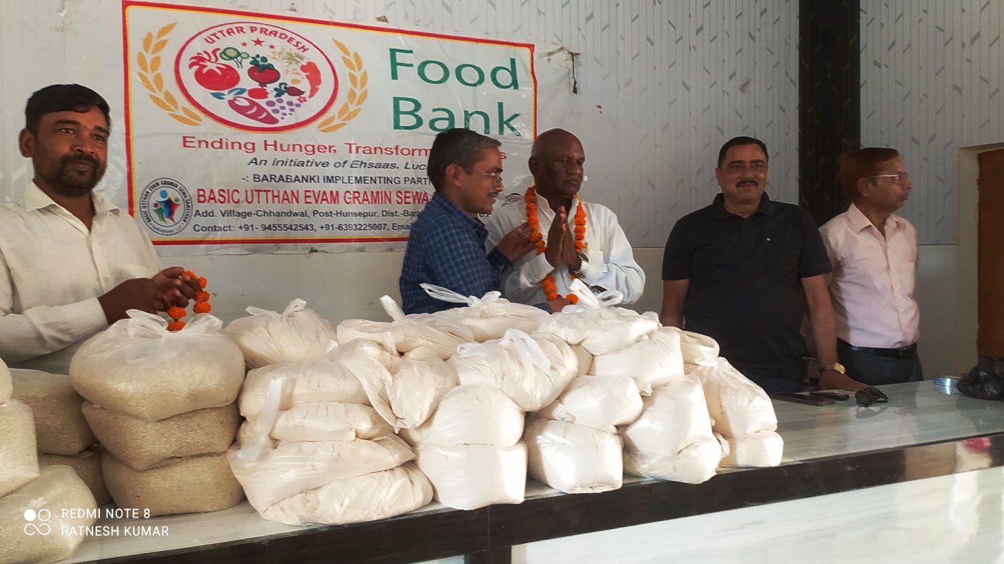 UP Food Bank — ration distribution ceremony