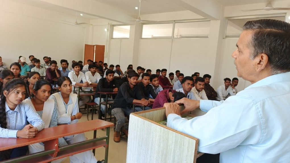 Awareness meeting with school management on establishing the herbal garden